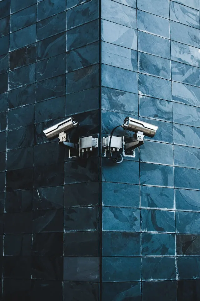 A security camera